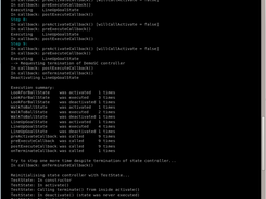 State Controller Library unit test output (3/3)