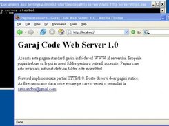 Static http server working