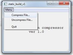 Static Huffman Encoder Screenshot 1