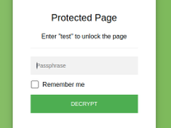 StatiCrypt Screenshot 1