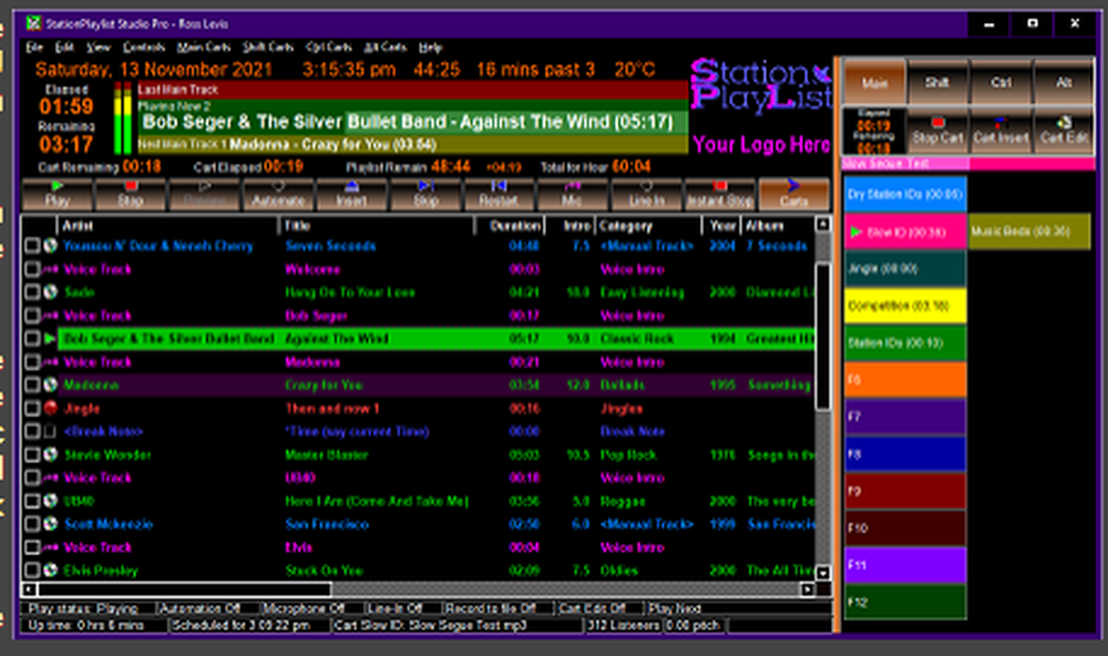 StationPlaylist Studio Screenshot 1