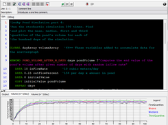 Statistics101 Main window with "night" color background