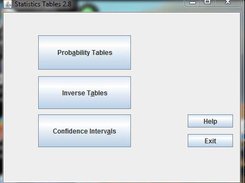 StatisticsTables Screenshot 1