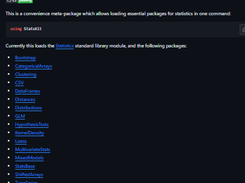 StatsKit.jl Screenshot 1