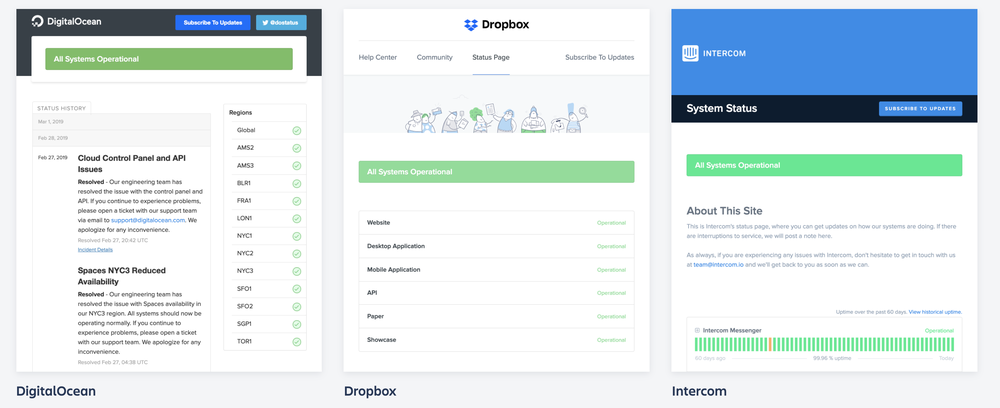 Statuspage Screenshot 1