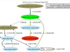 Example of Session track output.