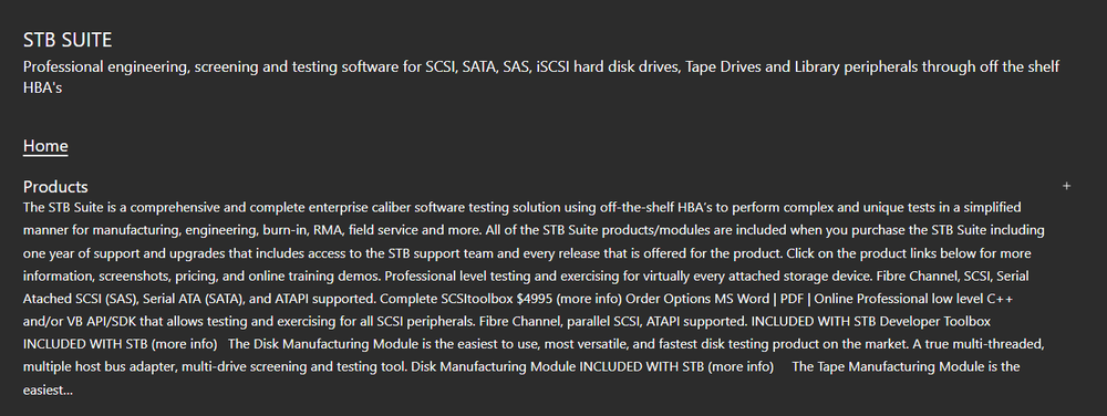 STBSuite Screenshot 1