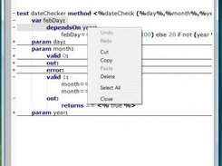 Modified version of SciTe IDE for STDL