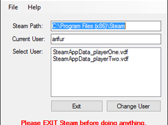 Steam Multi User Switcher