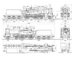 Sample drawing of KkStB class 6