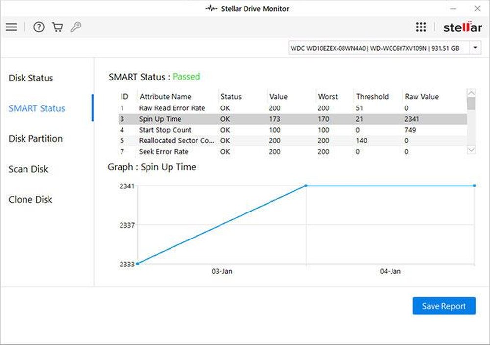 Stellar Drive Monitor Screenshot 1