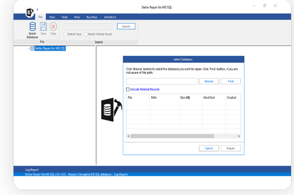 Stellar Repair for MSSQL Screenshot 1