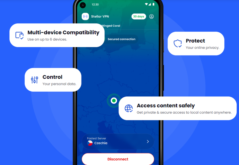 Stellar VPN Screenshot 1