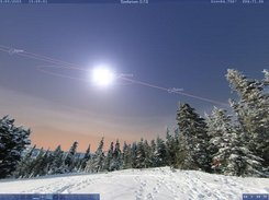 The dance of the planets above Hurricane Ridge.