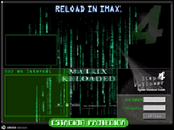 cliente Bloqueando Terminal. Skin de Matrix