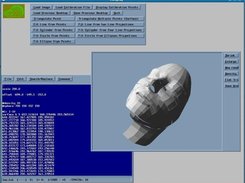 A 3D surface generated from points selected in an image pair
