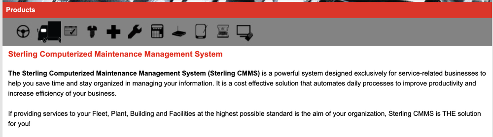 Sterling CMMS Screenshot 1