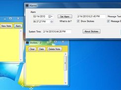 Stickies With Alarms Opened