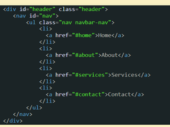 stickyNavbar.js Screenshot 1