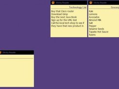 Existing notes appear where you last placed them.