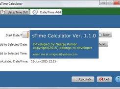 sTime About Screen