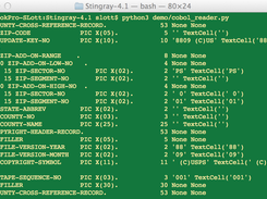 COBOL Dump Output