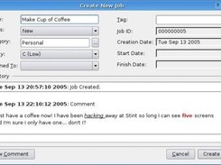 Creating a new job