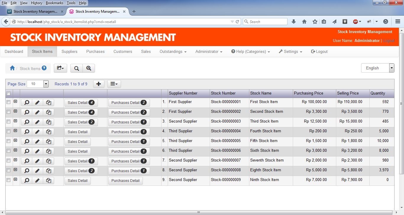 Stock Inventory Management download | SourceForge.net