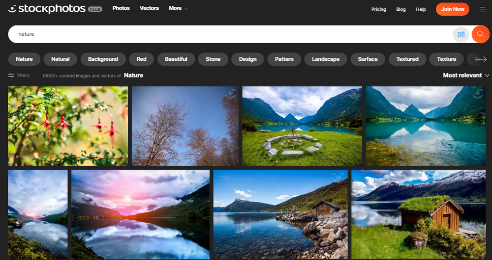 Stockphotos Screenshot 1