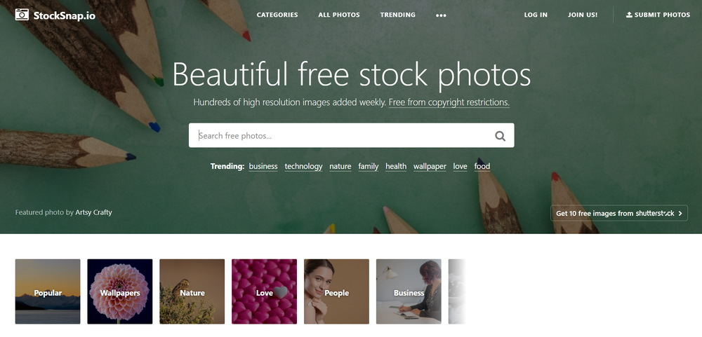 StockSnap Screenshot 1