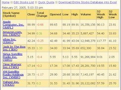 Stock Tracker: Home Page