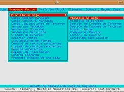 Pantalla de procesos varios