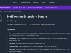 StofDoctrineExtensionsBundle Screenshot 1