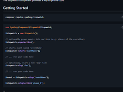 Stopwatch Component Screenshot 1
