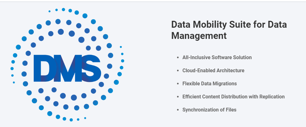 StorCentric Data Mobility Suite Screenshot 1