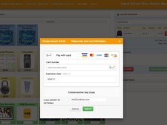 Online Portal Credit Card Integration