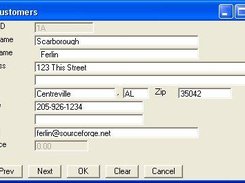 Customer Screen - Windows Version 0.60