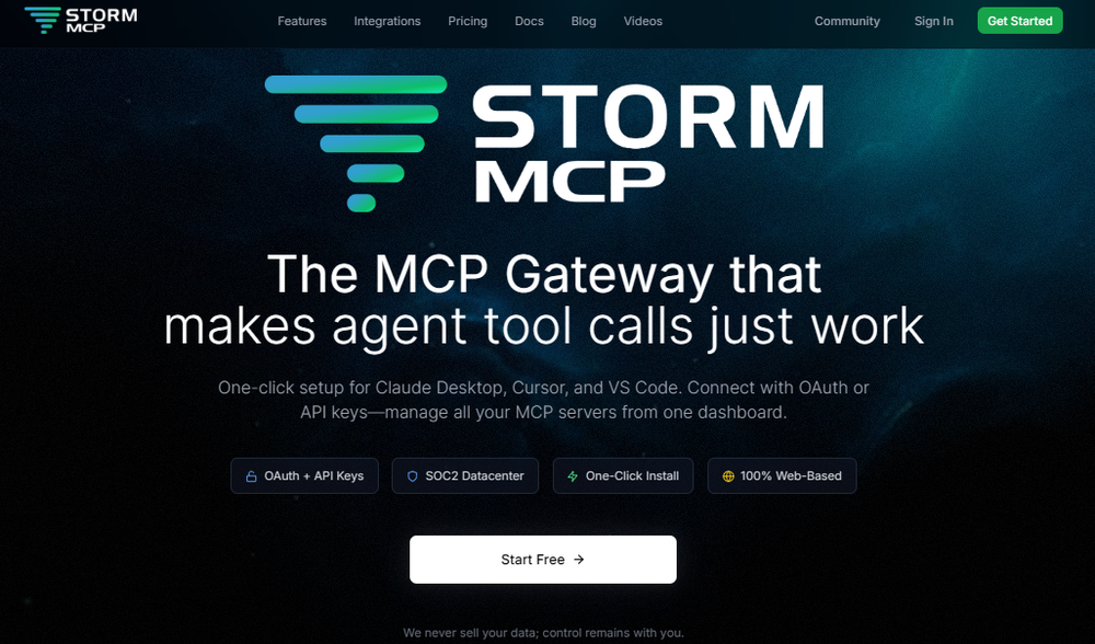 Storm MCP Screenshot 1