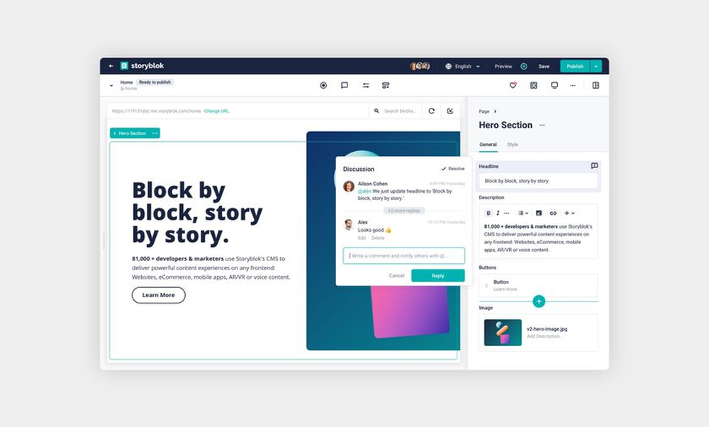 Storyblok Visual Editor