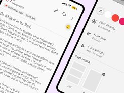 Personalize your diary / story with themes & fonts