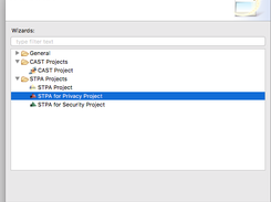 Create a new STPA Priv Project