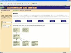 Concept Map Service DLESE demonstrator: Related Benchmarks