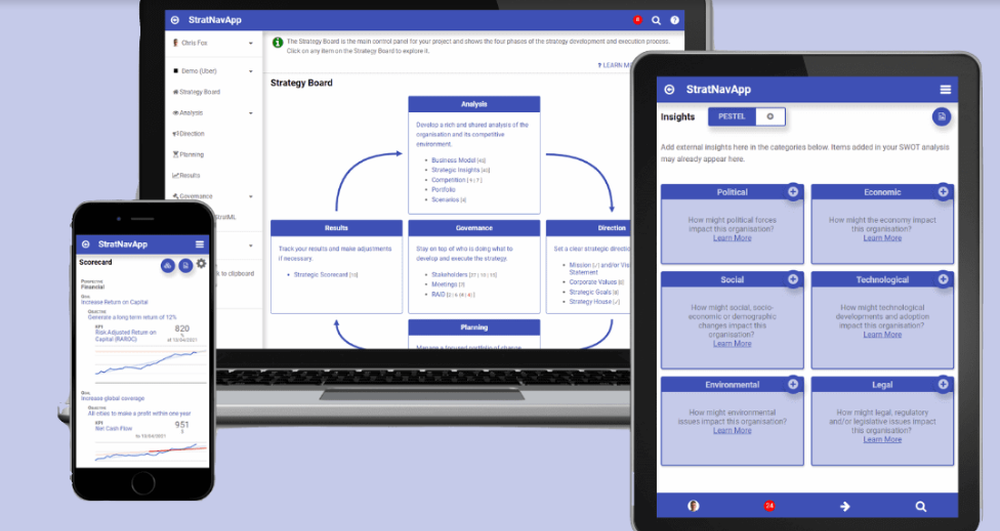 StratNavApp Screenshot 1