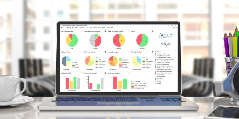 STREAM Example dashboard