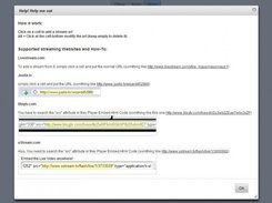Monitor help dialog