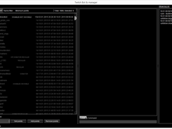 Main management screen