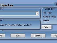 StreamHijacker main window