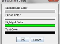 Color Options Menu