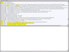 Main screen with regexp and highlight