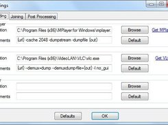 2. Settings Window 